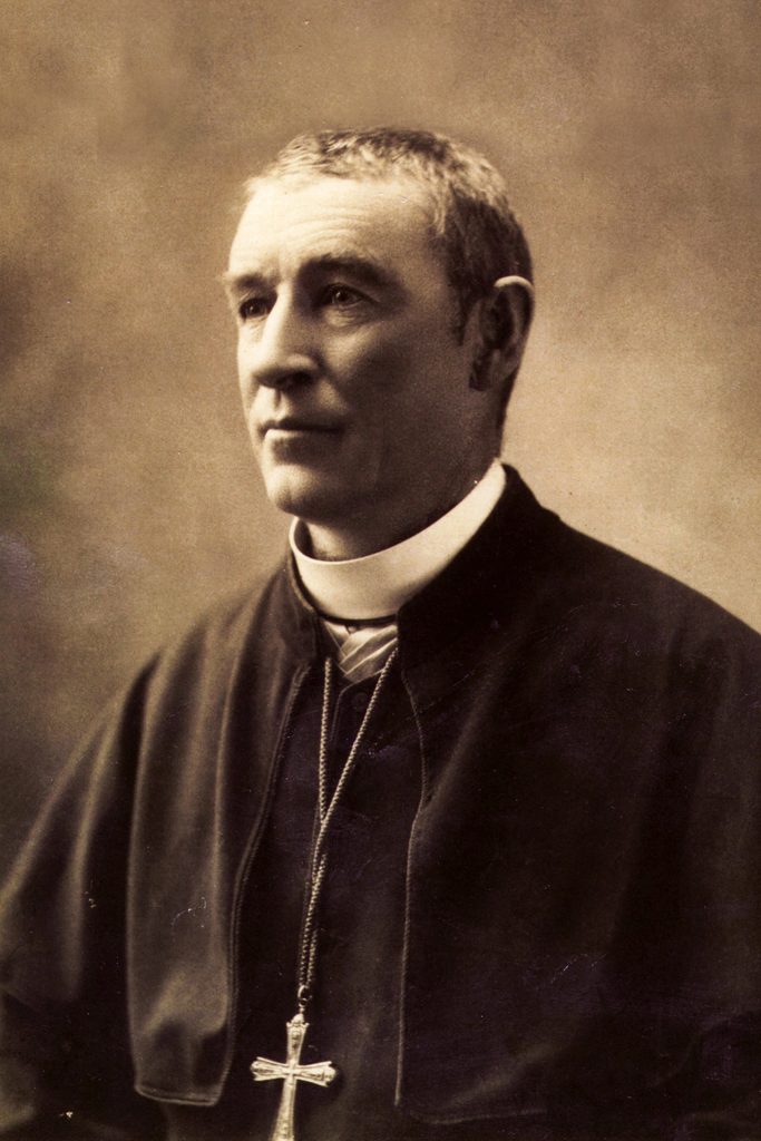 Perth’s third Bishop, Matthew Gibney, played a heroic role in the Kelly Gang’s last stand at Glenrowan, while he was serving as Vicar-General of the Diocese of Perth. Photo: FW Niven