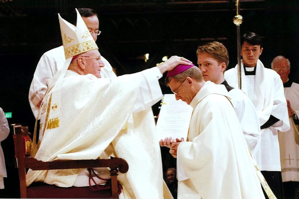 On the occasion of his Ordination to the Episcopate, as Auxiliary Bishop of Melbourne, 15 June 2007, at St Patrick’s Cathedral, Melbourne. Photo: Supplied