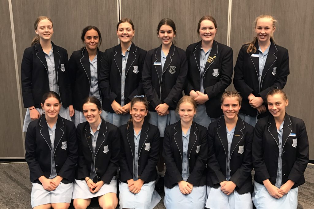 Leadership potential and strong pride was on display when 12 Year Nine students from Iona Presentation College attended the GRIP Leadership Conference on 9 March. Photo: Supplied