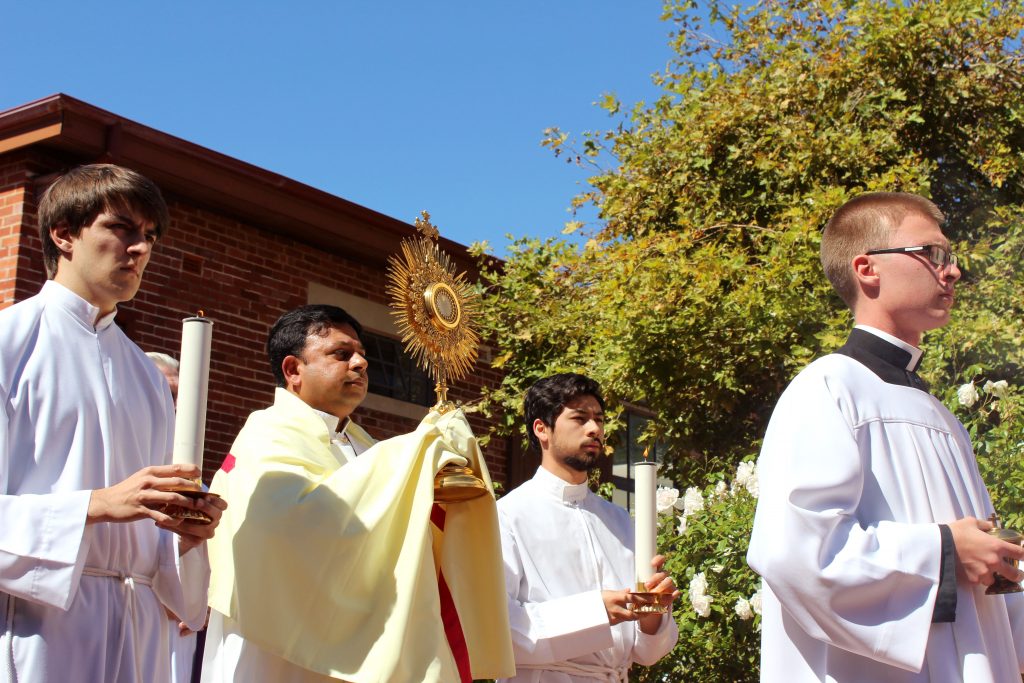 Staff and students from the University of Notre Dame Australia Fremantle campus have last week reflected on the death and resurrection of Jesus Christ in the lead up to Easter. Photo: Supplied