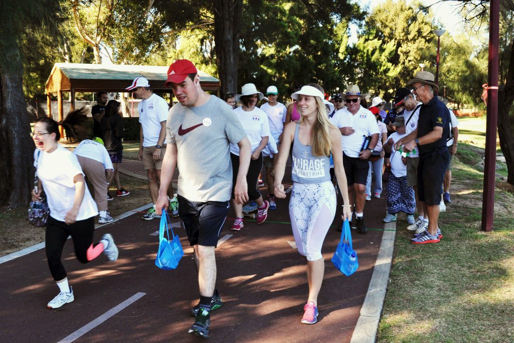 People participated in the second annual WalkAbility event to raise funds and awareness for people with disabilities. Photo: Supplied