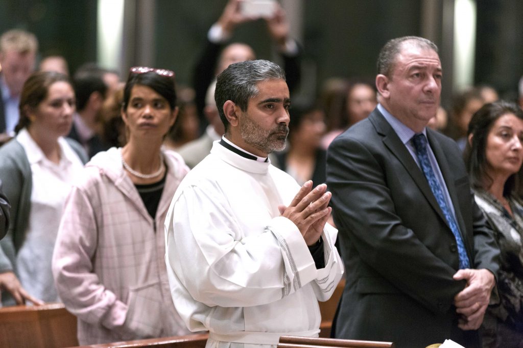 Deacon Patricio Carrera Morales at his Ordination to the Diaconate on Friday 31 March at St Mary’s Cathedral. Photo: Ron Tan