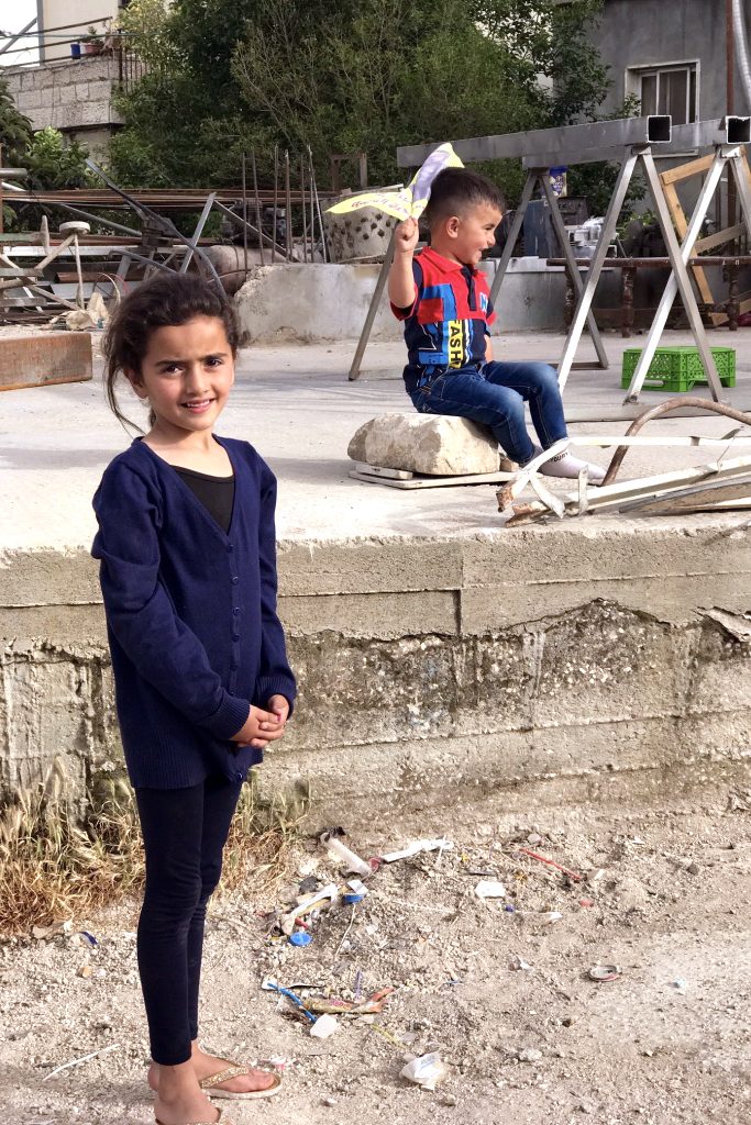 Refugee children at AIDA Refugee Camp in Bethlehem. Photo: Gemma Thomson.