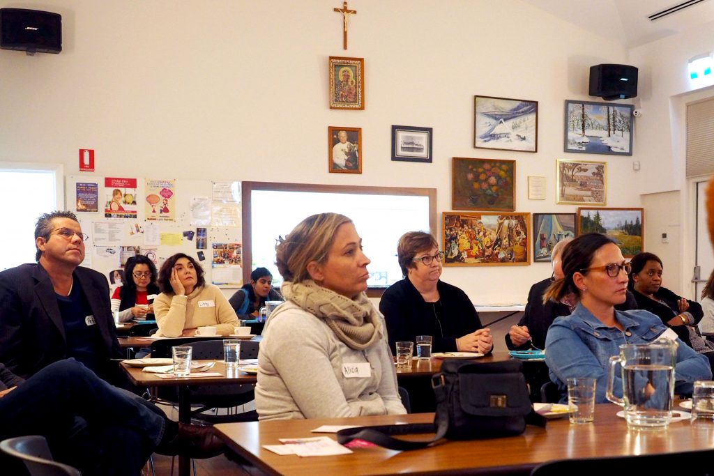 Around 25 people attended an evening workshop on the Protective Behaviours Program and the Safeguarding Program, hosted at Our Lady Queen of Poland Church in Maylands. Photo: Supplied.