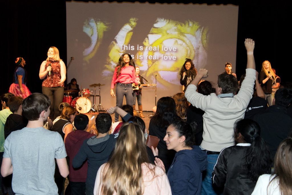 Over 150 young people recently attended the Ignite Live event held on 9 June at Chisholm College Bedford. This was the third Ignite Live event for 2017 that saw teenagers and young adults from around Perth. Photo: TLE Photography.