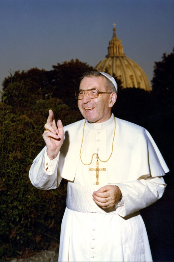 Pope Francis recognised that Pope John Paul I, who served only 33 days as Pope, lived the Christian virtues in a heroic way. Photo: L'Osservatore Romano.