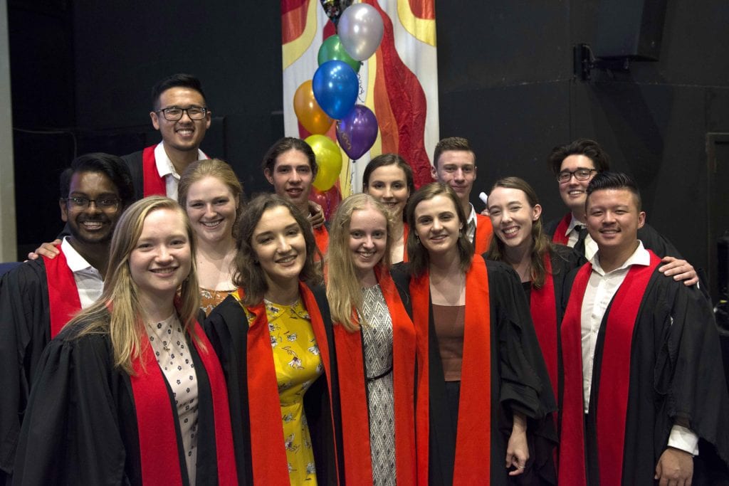 Matt Woodford (right) said studying at Acts2COME allowed him to gain a deep insight into his Catholic faith and teachings of the Church. Photo: Josh Low.
