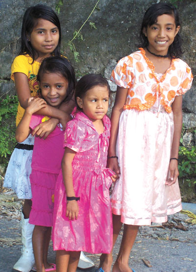 Images of the people with whom the charity CTID works around Laklubar, in East Timor's mountainous interior.