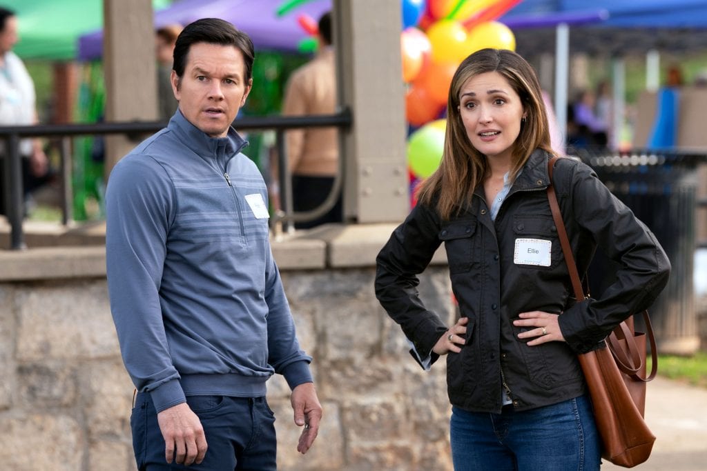 Mark Wahlberg and Rose Byrne star in a scene from the movie "Instant Family". Photo: Paramount Pictures/CNS.