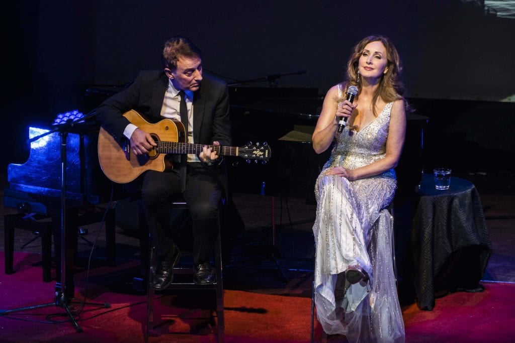 Musical virtuoso David Cameron and soprano Marina Prior. Photo: Matthew Lau.