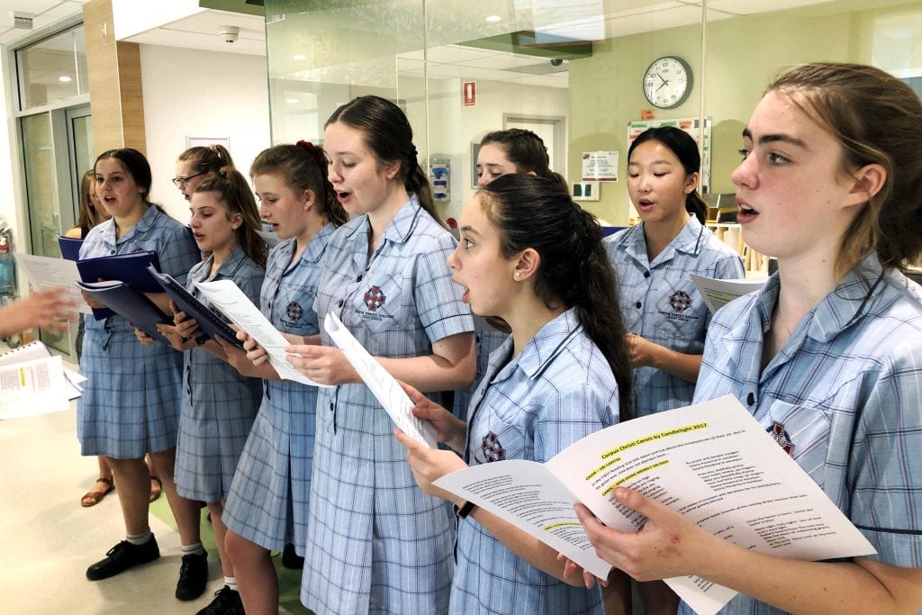 The Year 7 students at Corpus Christi College in Bateman enjoyed an enlightening experience of compassion in action through an activity called ‘Prayer Bears’. Photo: Supplied.