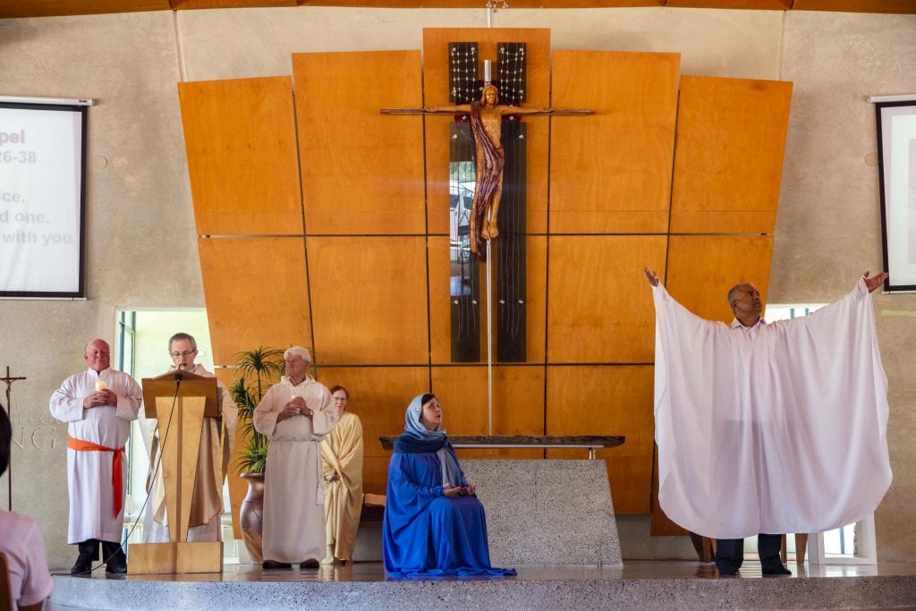 The readings were interpreted with movements the PAS and IdentityWA Christmas Mass and celebrations on 8 December 2018. Photo: Amanda Murthy.