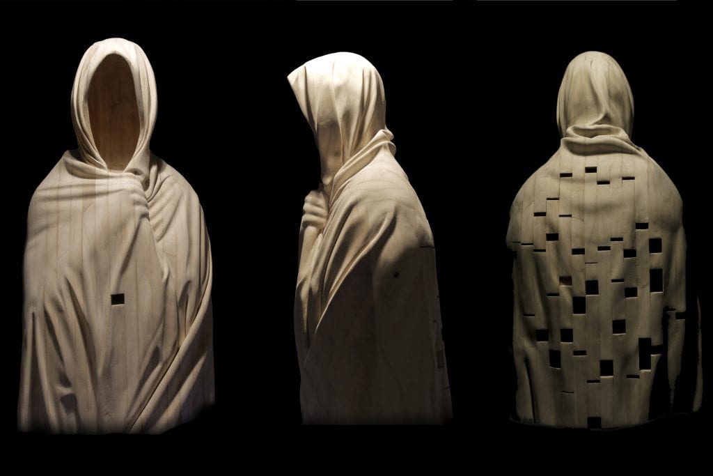 The 2014 Mandorla Art Award Finalists Exhibition featured artwork by Paul Kaptein, who won the $25,000 main prize in 2014 with this stunning sculpture, Untitled. Photo: Supplied.