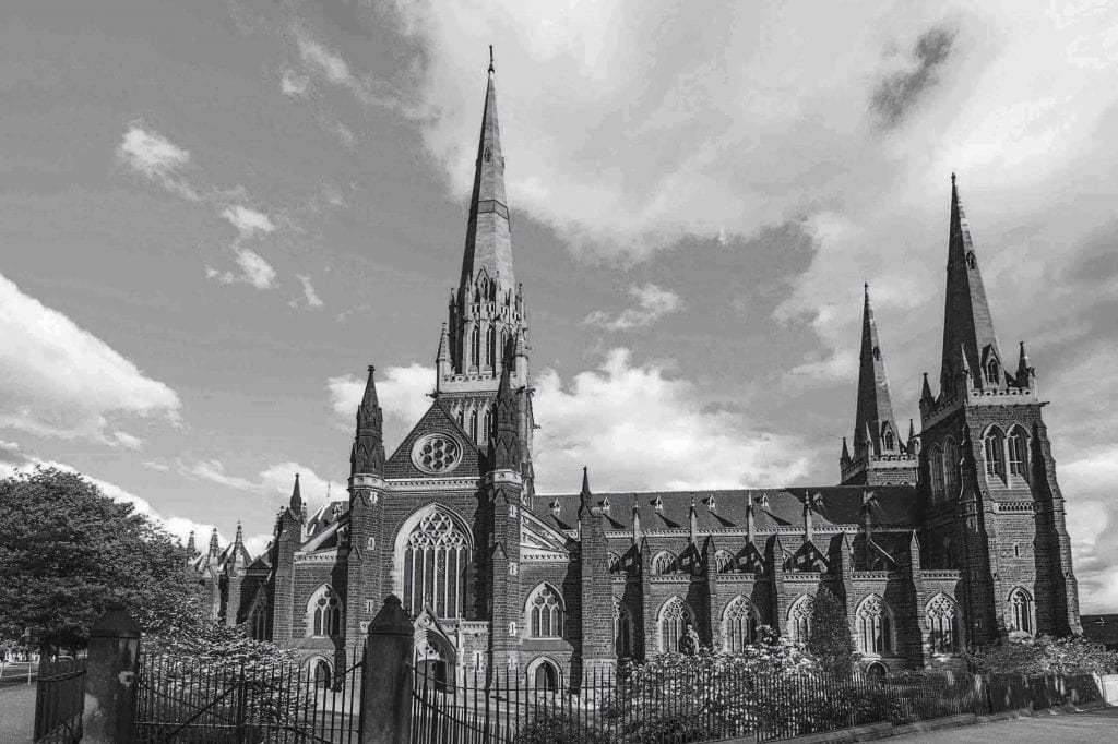 St Patrick’s Cathedral, Melbourne was chosen as the venue for the 1869 Plenary Council as St Mary’s Cathedral in Sydney having on 5 January been devastated by fire. Photo: Adobe.