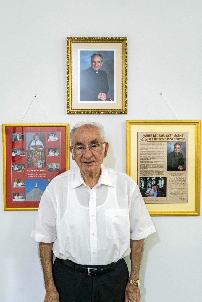 With over 50 years of dedication to the Perth Archdiocese, Fr Gatt still has so much to offer the Perth community. Photo: Olivia Bunter.