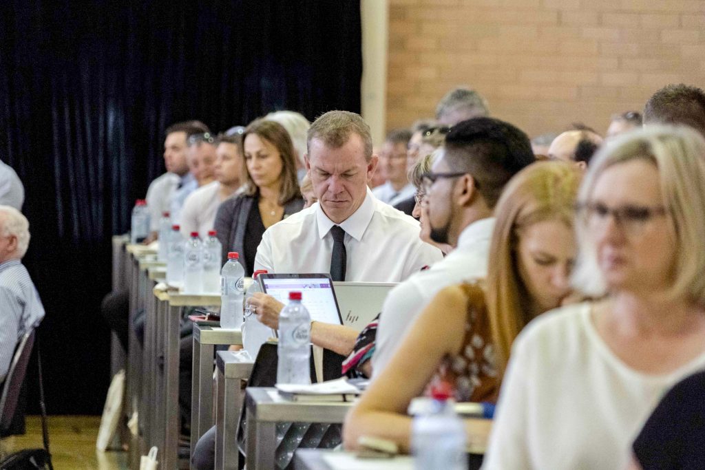 Policies were explained, based on “Strategic Directions 2019-2021”, during Catholic Education Leaders Forum on Monday 25 February. Photo: Matthew Lau.