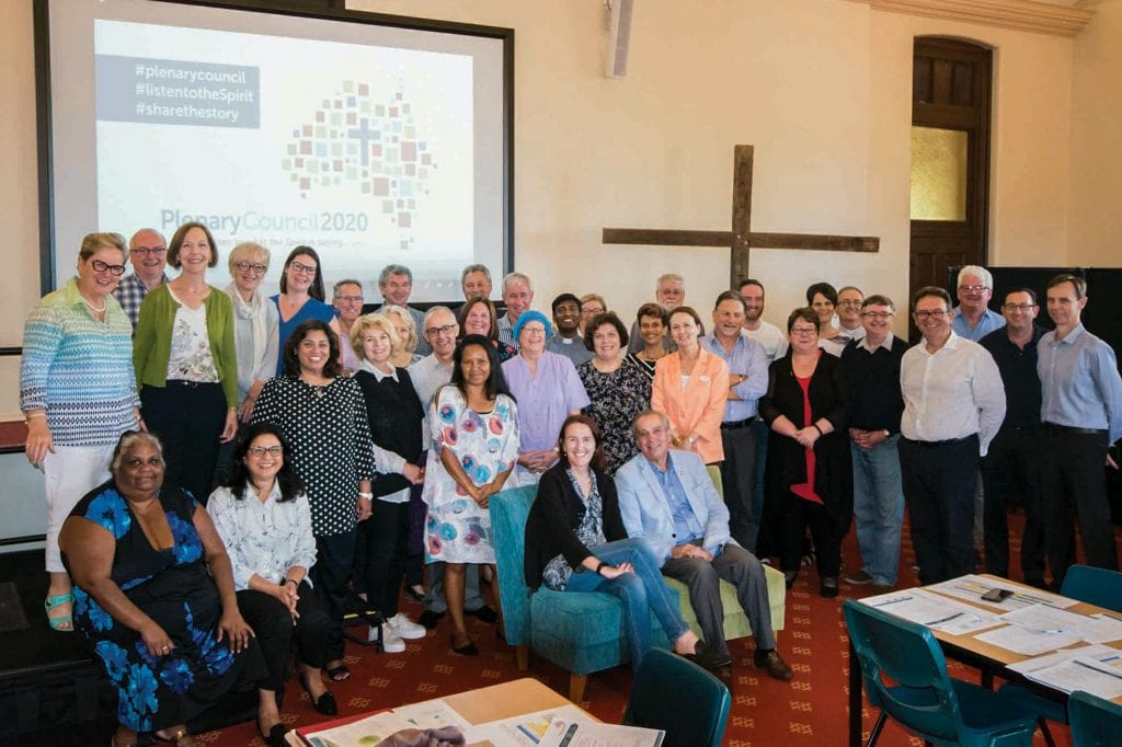 Leaders from across the WA Catholic community gathered to talk about and prepare for the 2020 Plenary Council in April 2018. Photo: Supplied.