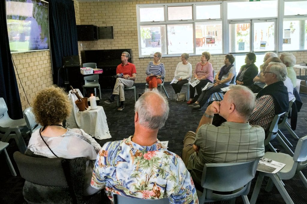 A Listening and Dialogue session at Claremont Parish. Photo: Supplied.