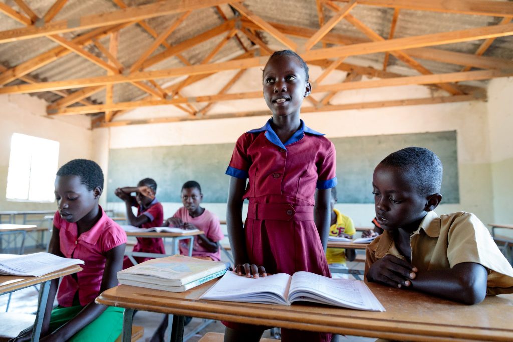 Thandolwayo attends the local school which has just 35 students. Photo: Richard Wainwright/Caritas Australia.