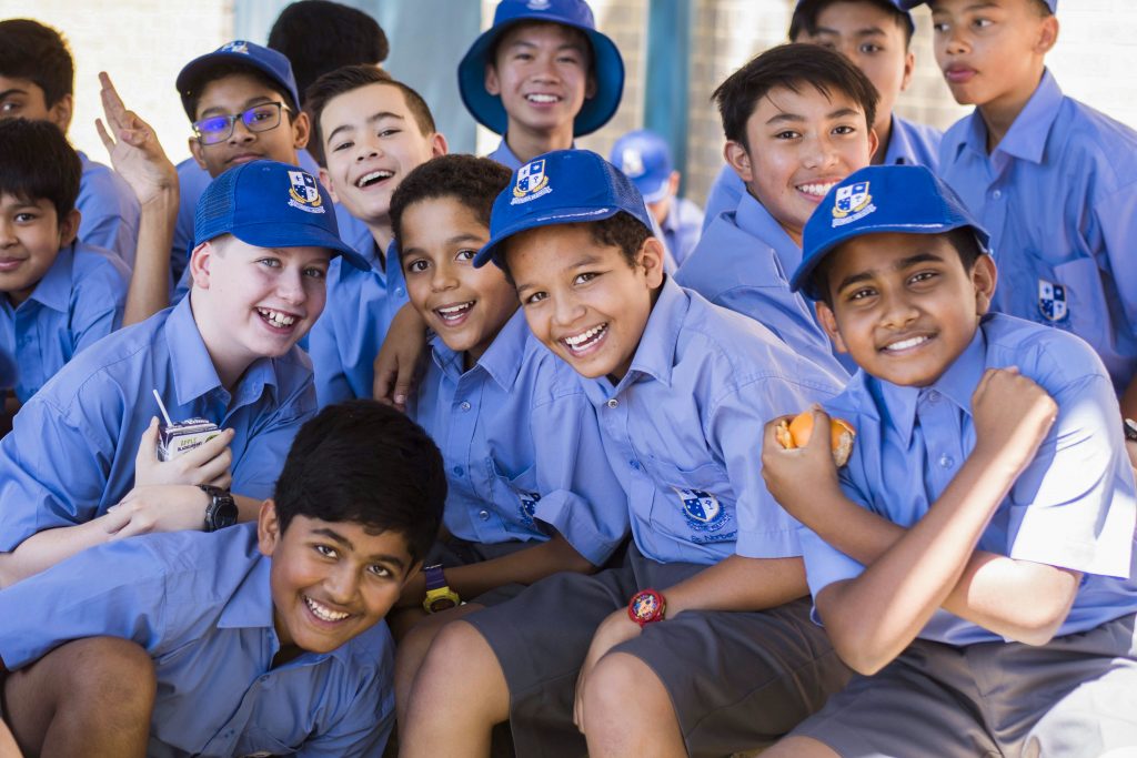 More than 160 new Year 7 students began high school at St Norbert College on February 4. Photo: Supplied.