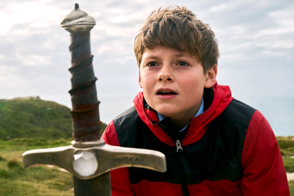 Louis Ashbourne Serkis stars in a scene from the movie "The Kid Who Would Be King". Photo: Fox/CNS.