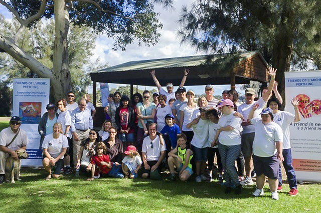Community at WalkAbility: L’Arche Perth annual fundraiser. Photo: Supplied. 