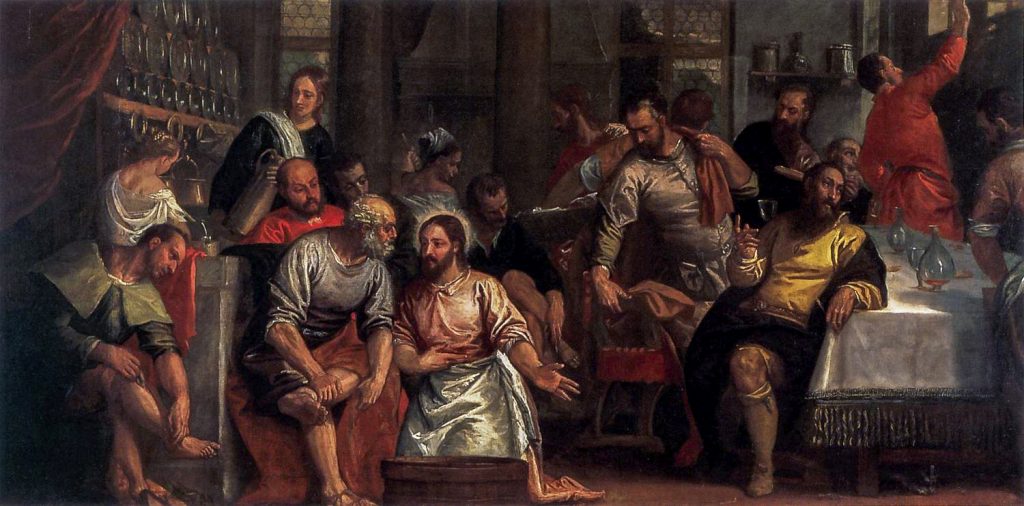 A depiction of Christ washing the feet of the disciples, by Paolo Veronese. In a thought provoking article for Holy Week, Fr Noel Connelly from the Plenary 2020 Facilitation team writes that we need to be careful of excessive concentration on our guilt. Image: Paolo Veronese/Adobe.