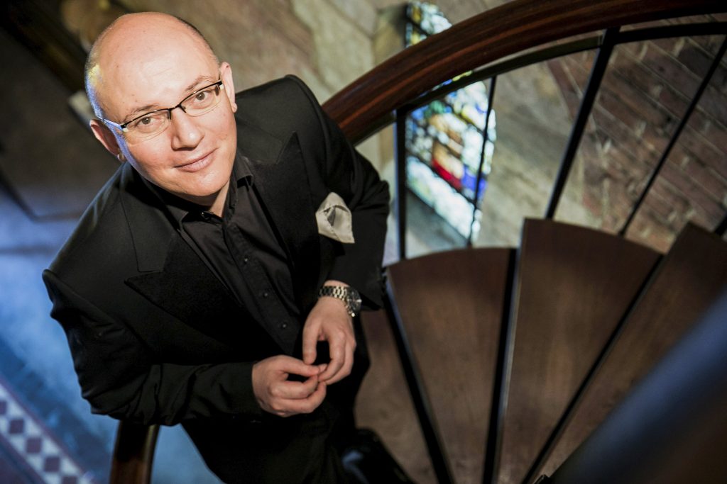 Acclaimed organist and choral director, Dr Joseph Nolan will conduct his new concert performance version, which tells the Passion of Christ story through symphonic melodies. Photo: Supplied. 