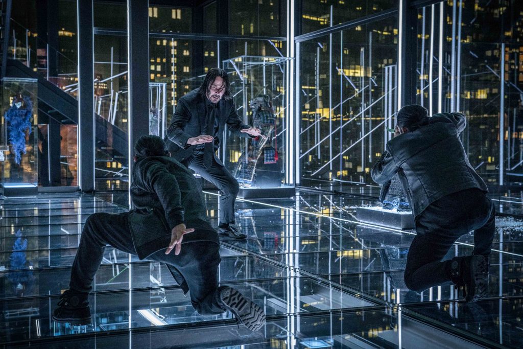 Keanu Reeves stars in a scene from the movie "John Wick: Chapter 3 – Parabellum". Photo: Lionsgate/CNS.