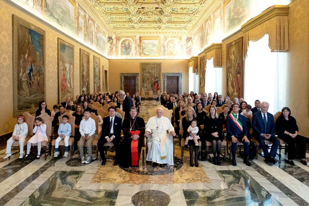 The Holy Father met the delegation at the Vatican on 24 May 2019 during an audience marking the 600th anniversary 