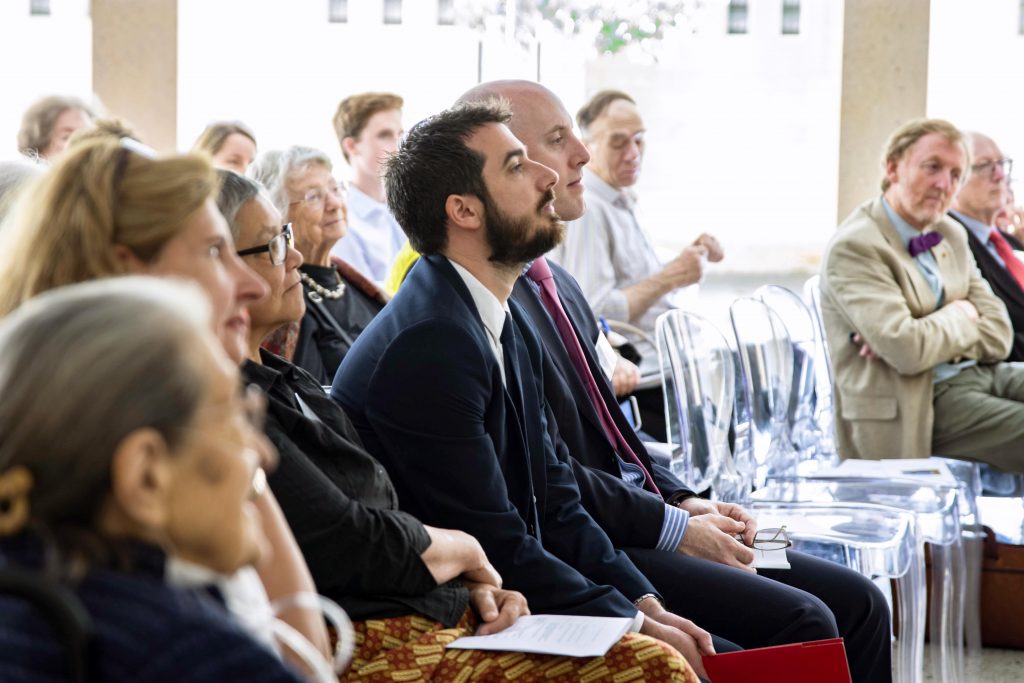 Centre for Faith Enrichment Director Dr Marco Ceccarelli and Archdiocesan Archivist Odhran O’Brien together with other participants at the ‘Catholism on the Margins’ on 18 April at the St Mary’s Cathedral. Photo: Amanda Murthy.