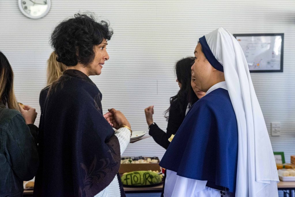 The brunch hosted some 200 women of all ages who were able to speak with the visiting Sisters of Life on the morning of Saturday 25 May. Photo: Olivia Bunter.