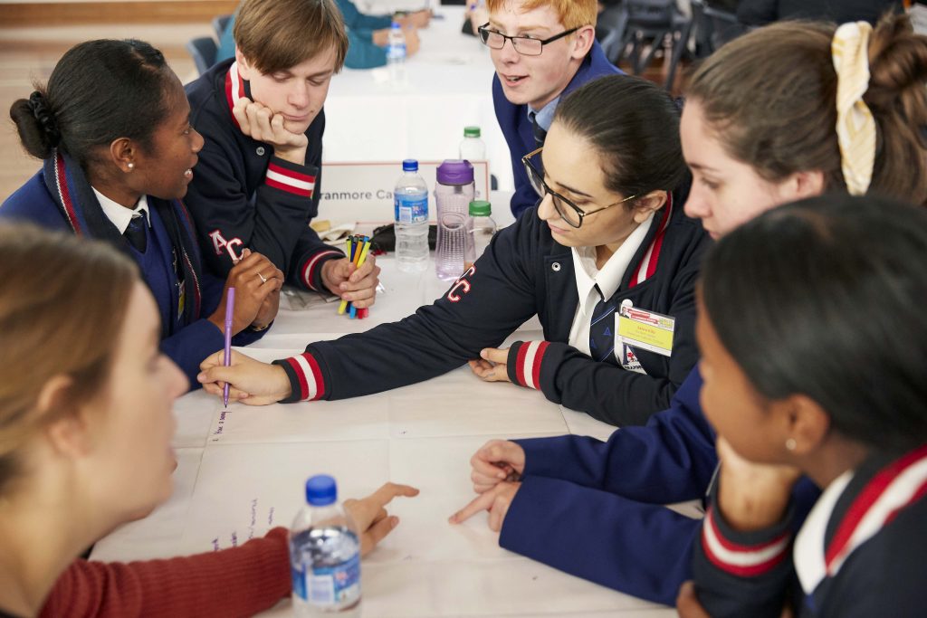 Students pitched in their ideas for a new informational LifeLink video at the 2019 Secondary Schools Forum for LifeLink Day on 28 May. Photo: Ron Tan.
