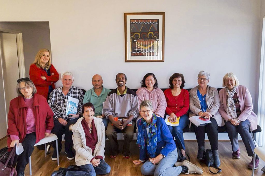 Some of the participants for the Retreat in Daily Life themed “Inner Peace in Divine Love”, held over four weekends from 29 April to 26 May at the Baldivis Parish grounds. Photo: Chris Gardner.