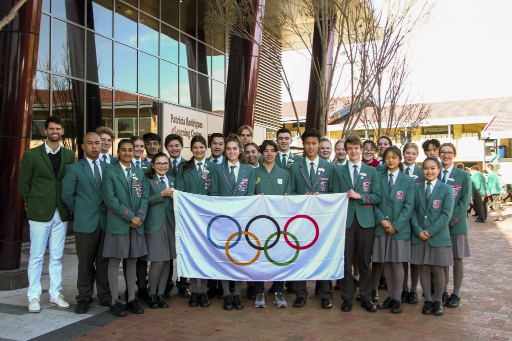Alex with his fellow Year 12 Students. Photo: Supplied.