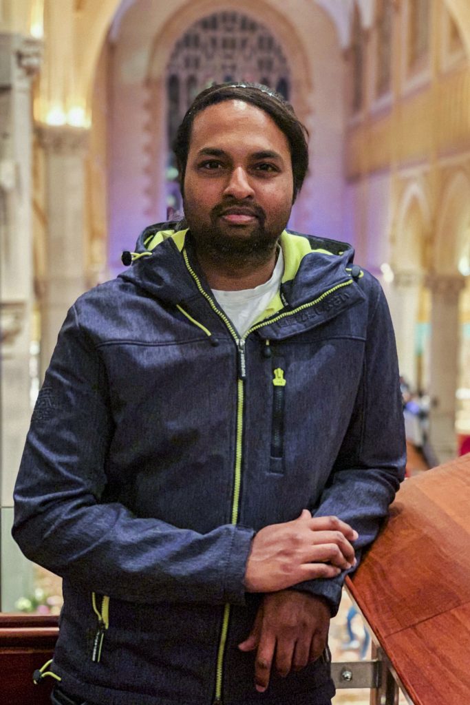 The creator of the St Mary’s Cathedral LEGO art hopes to represent the rich history and architecture of his favourite WA building a fun, unique and engaging way. Photo: David Lefort.