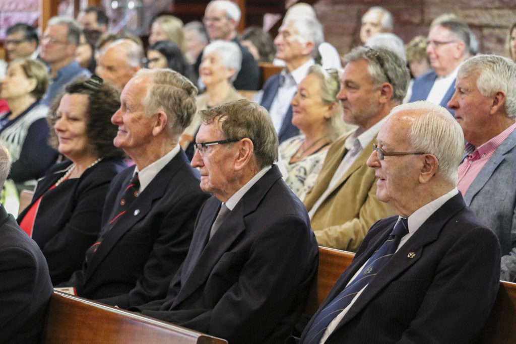 Aquinian alumni were present to witness the blessing of the Chapel of St Thomas Aquinas on 12 May. Photo: Supplied.
