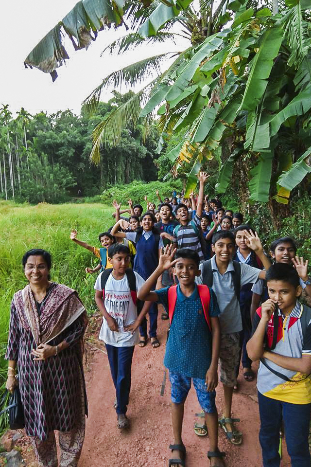 Visiting Jesuit Priest Fr Rajesh Punchathalackal began an initiative in his hometown in Kerala called the Sahajeevanam Picnic Program. Photo: Sourced.
