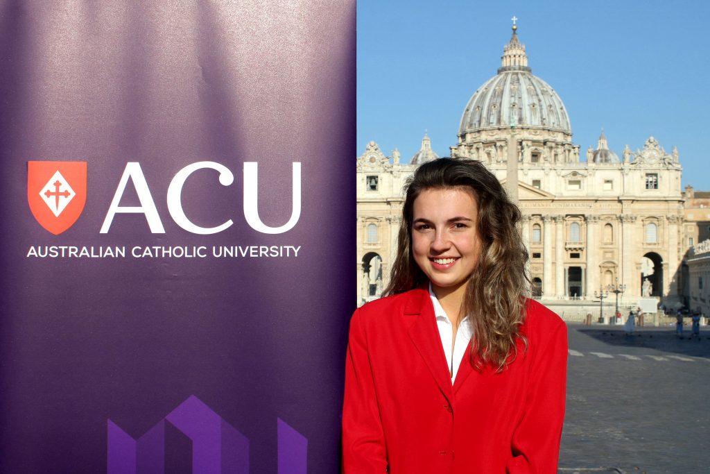 Calle Nicholls, the recipient of the 2019 Francis Xavier Conaci Scholarship. Photo: Supplied.