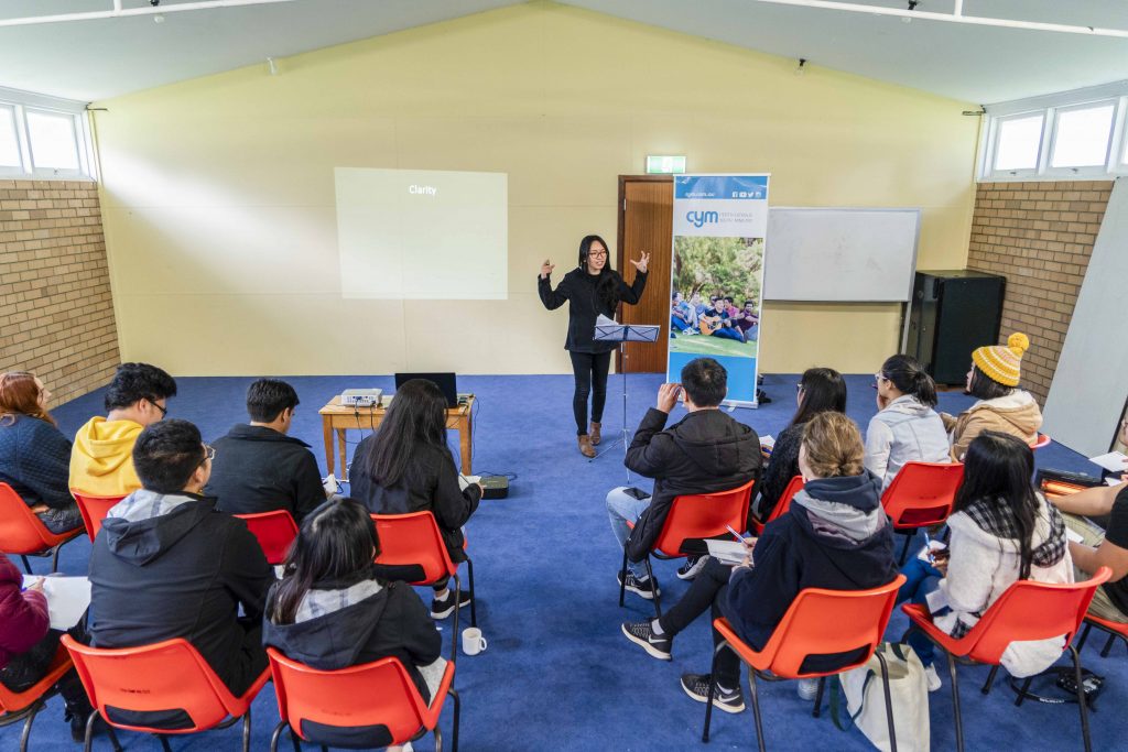Masterclass participants listeni to CYM staff Marian Dela Fuente speak on the topic “Create your own Identity”. Photo: Josh Low