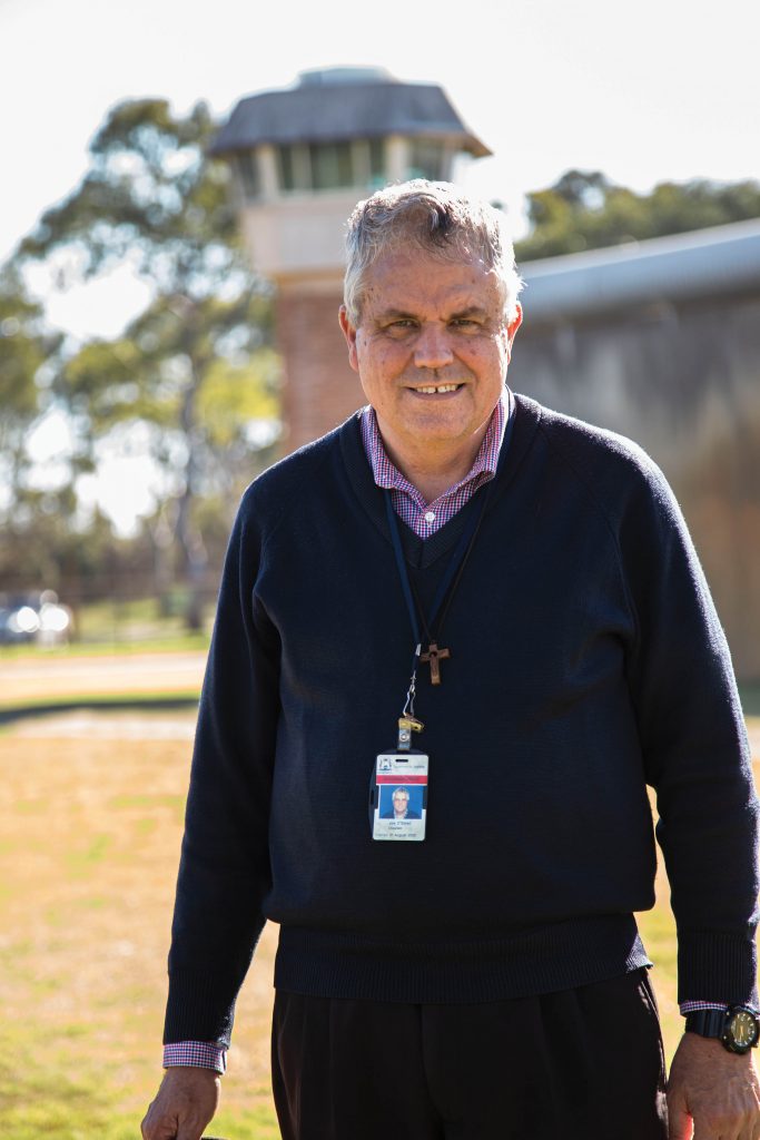 Joe O’Brien, the Co-ordinator of Prison Ministry for the Archdiocese of Perth, said that showing compassion to those behind bars was key to his role. Photo: Jamie O’Brien.