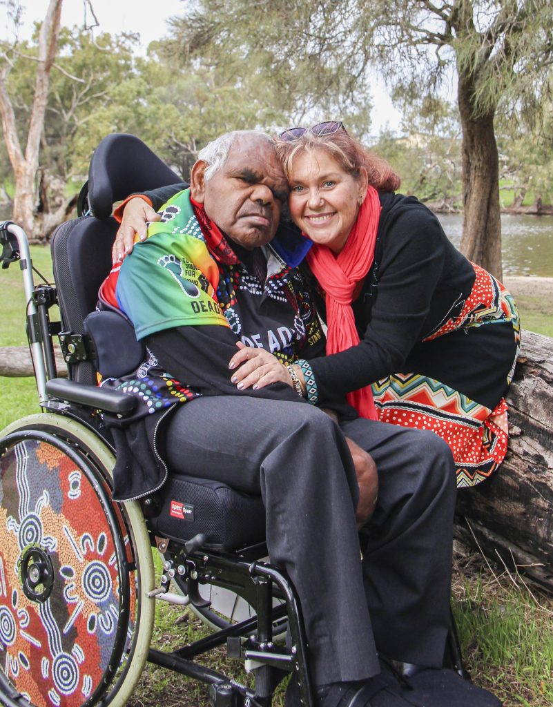 Terry pictured with Jenni Townson, his relative, advocate, and legal guardian. Photo: Identitywa.