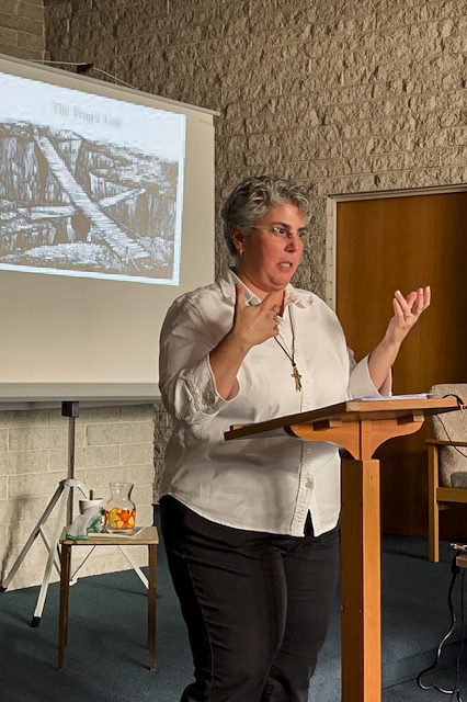 American Sister of St Joseph Baden, Mary Pellegrino CSJ headed the sessions of the annual CRA National Seminar held on 1 July at the St Catherine’s House of Hospitality. Photo: Supplied.