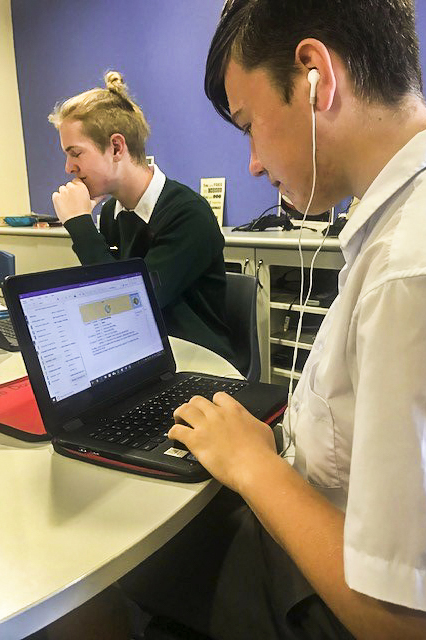 ViSN uses Office365, allowing for an inclusive learning environment where students and teachers are able to interact using the same technology. Photo: Supplied.