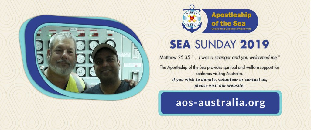 Sea Sunday is an important event that reminds all Catholics of the important work carried out by the agency. Photo: Supplied.