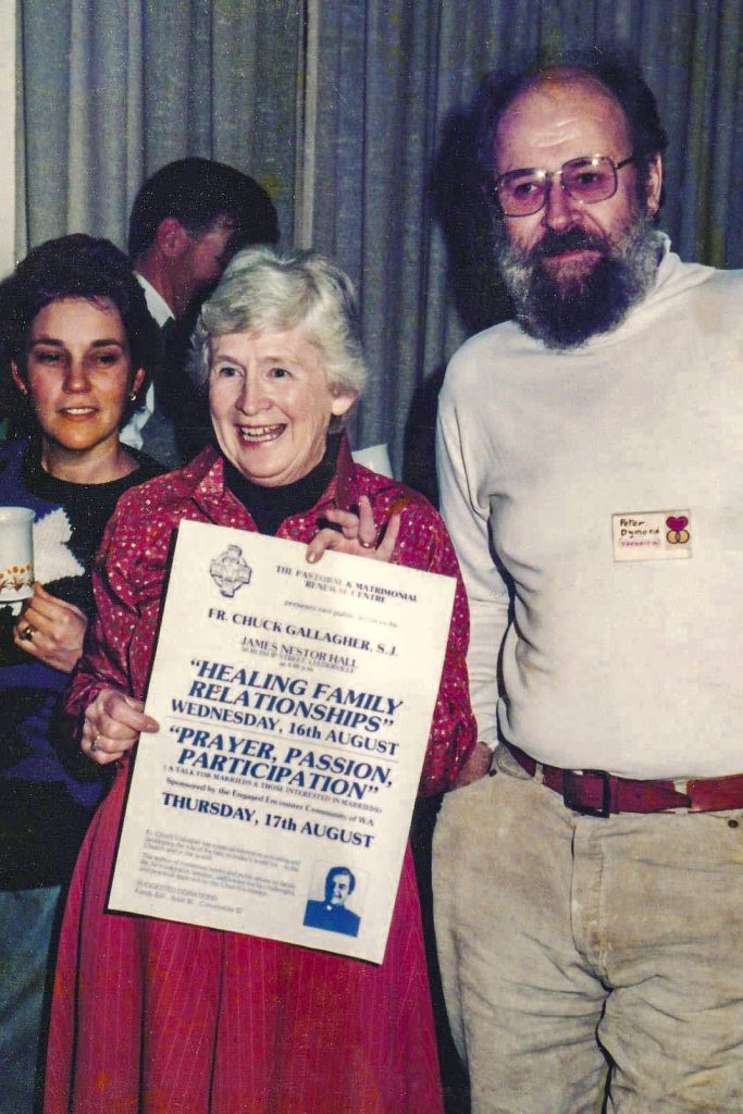 The Dymonds during their younger days when they were actively involved with the Marriage Encounter programme. Photo: Peter Dymond.