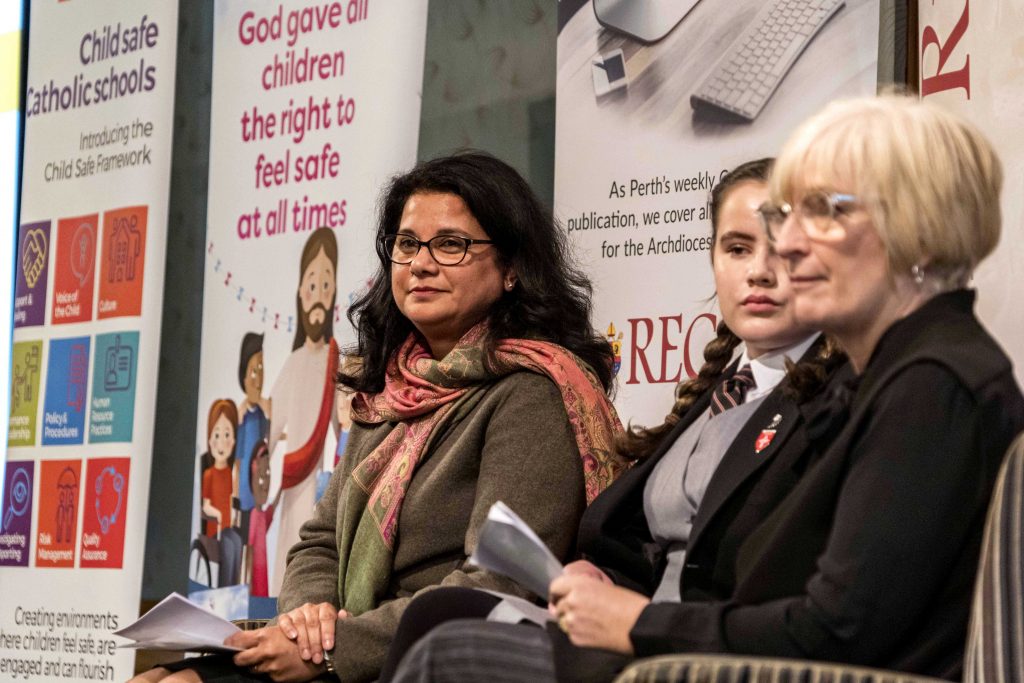 Catholic Education Western Australia Executive Director Dr Debra Sayce was the keynote speaker at the annual Safeguarding Breakfast held on 5 September at Duxton Hotel. Photo: Josh Low.