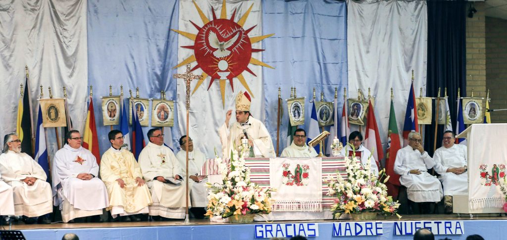 Bishop of the Diocese of Matagalpa, Nicaragua, Bishop Rolando José Alvarez Lagos was principal celebrant for the Mass. Photo: Diocese of Parramatta.