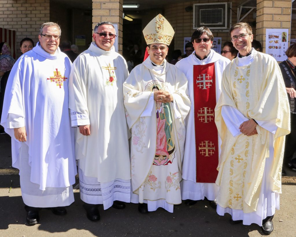 Bishop of the Diocese of Matagalpa, Nicaragua, Bishop Rolando José Alvarez Lagos was principal celebrant for the Mass. Photo: Diocese of Parramatta.