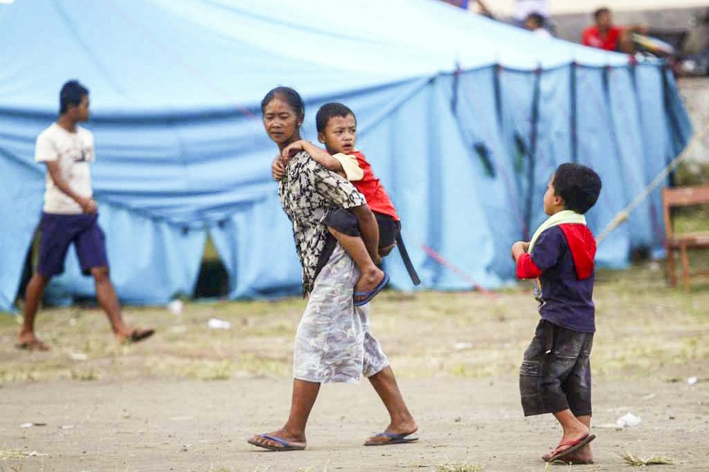 The dirt streets and transient nature of a refugee camp is a far cry from the suburban comfort of the Australian lifestyle. Photo: Supplied.